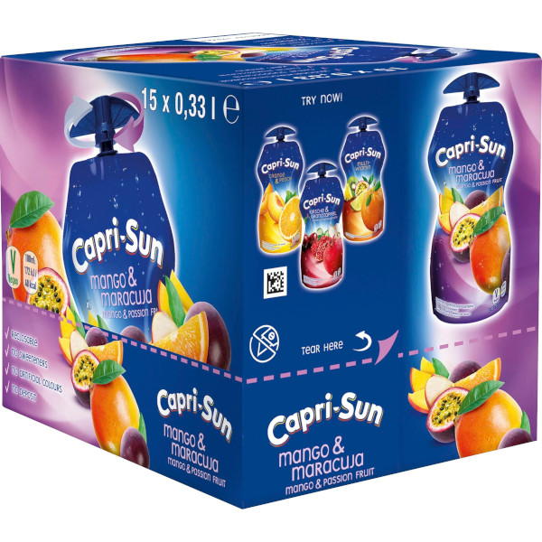 Capri-Sun (Capri-Sonne) Fruktdryck Mango & Passion Fruit