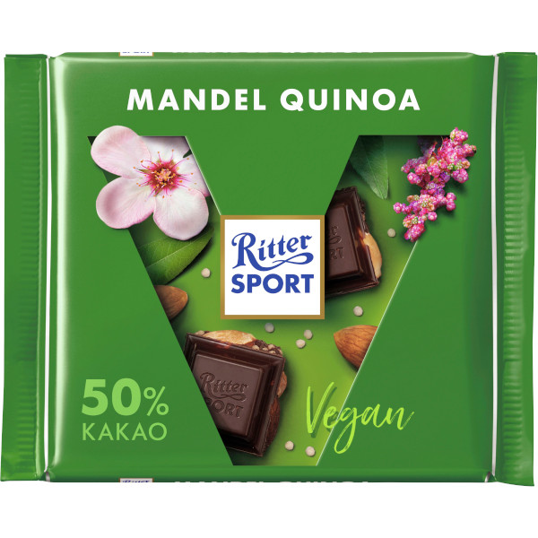 Ritter Sport Chokladkaka Vegan Mandel Quinoa
