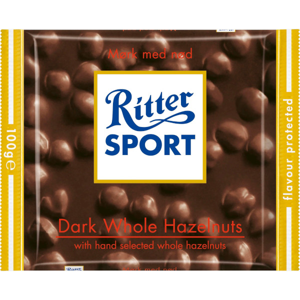 Ritter Sport Chokladkaka Dark Whole Hazelnuts