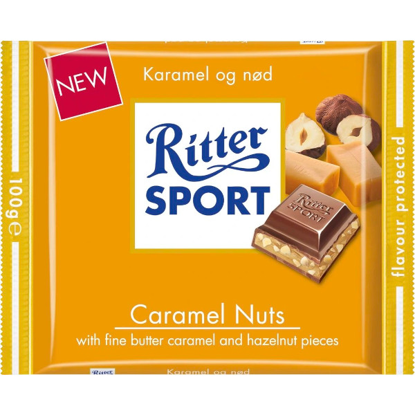 Ritter Sport Chokladkaka Caramel Nuts