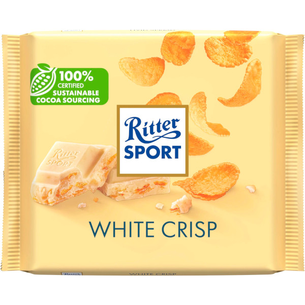 Ritter Sport Chokladkaka White Crisp