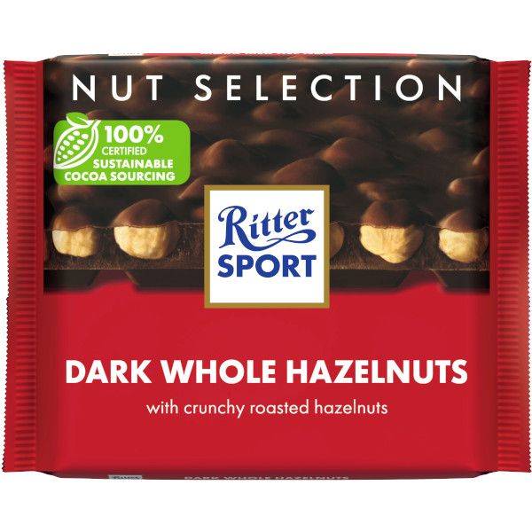 Ritter Sport Chokladkaka Dark Whole Hazelnuts