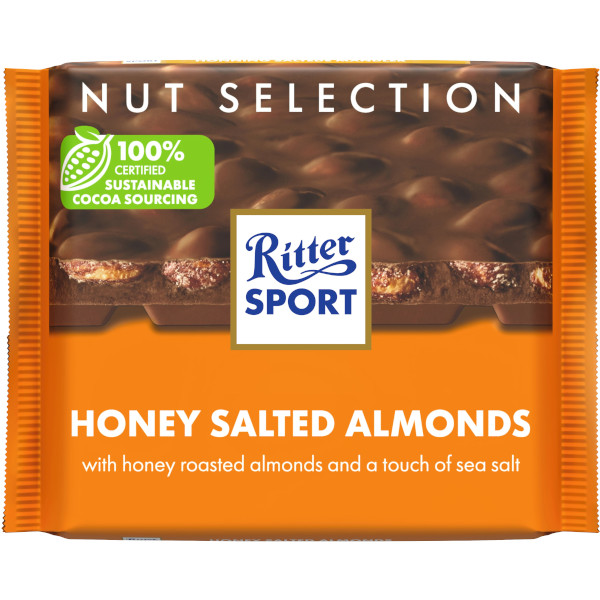Ritter Sport Chokladkaka Honey Salted Almonds