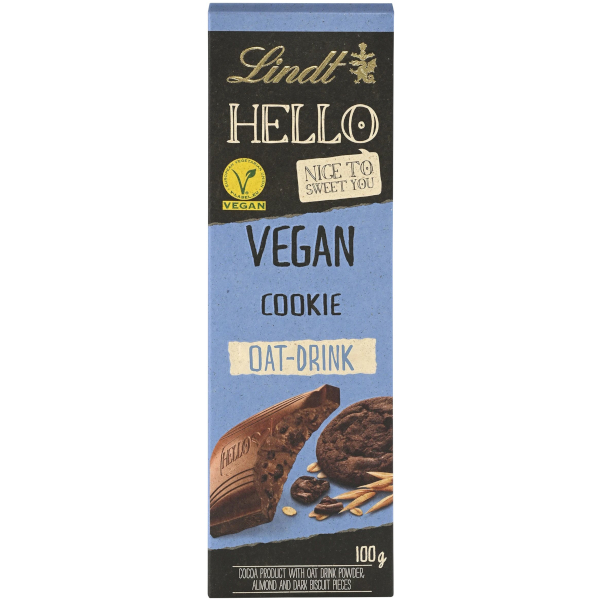 Lindt Chokladkaka Hello Vegan Oat-Drink Cookie