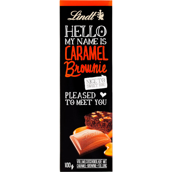 Lindt Chokladkaka Hello Caramel Brownie