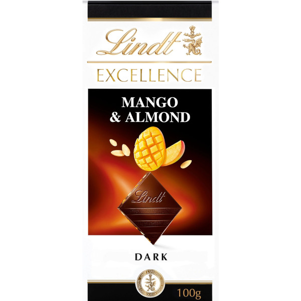 Lindt Chokladkaka Excellence Dark Mango & Almond