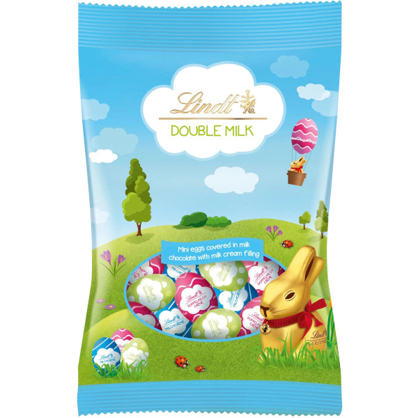 Lindt Minichokladägg Double Milk