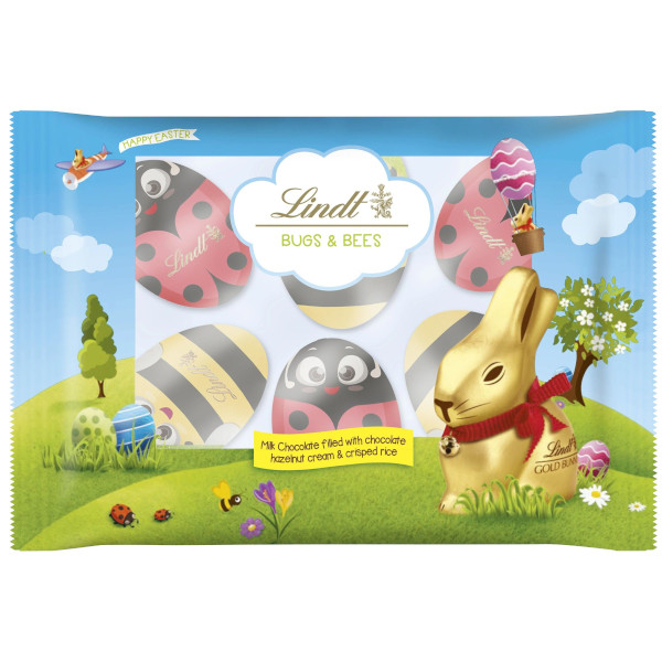 Lindt Fyllda Chokladfigurer Bugs & Bees