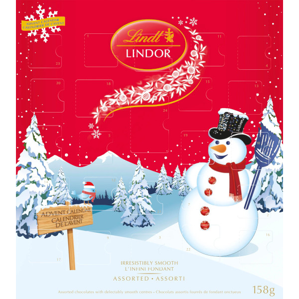 Lindt Adventskalender Lindor Snowman