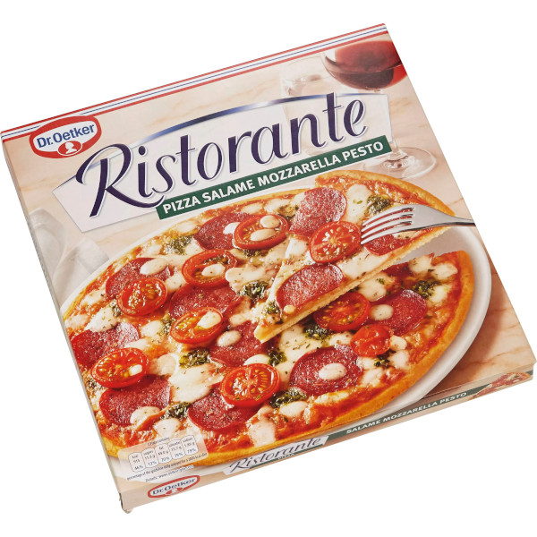 Dr Oetker Pizza Ristorante Salame/Mozzarella/Pesto