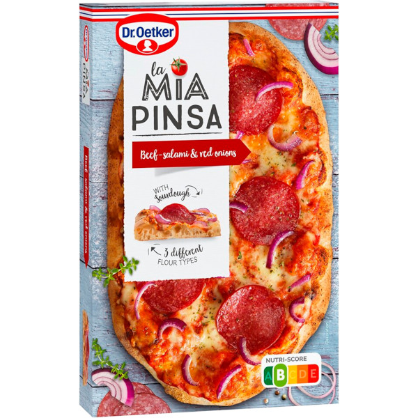 Dr Oetker La Mia Pinsa Beef-Salami & Red Onions