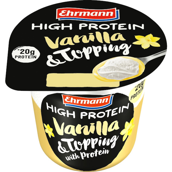 Ehrmann Proteinpudding Vanilla & Topping