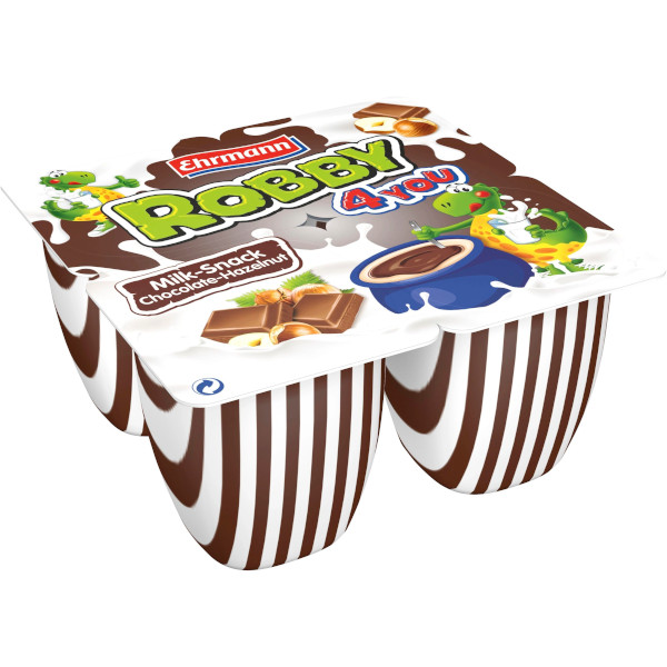 Ehrmann Mjölkdessert Robby 4You Chocolate/Hazelnut