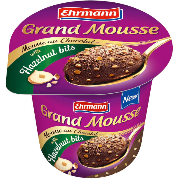 Ehrmann Grand Mousse Hazelnut Bits