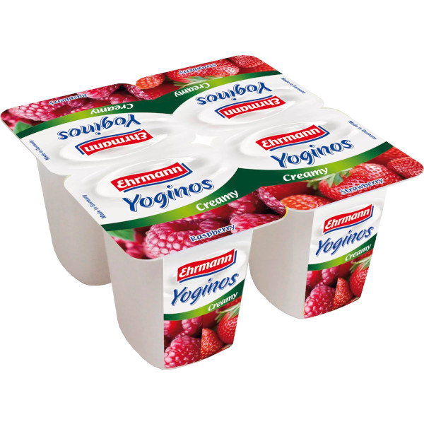 Ehrmann Yoginos Creamy Raspberry/Strawberry