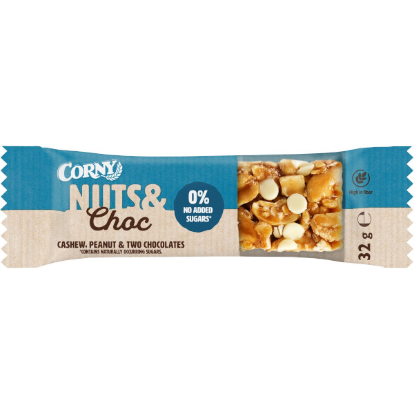 Corny Nuts & Choc Cashew/Peanut/Two Chocolates