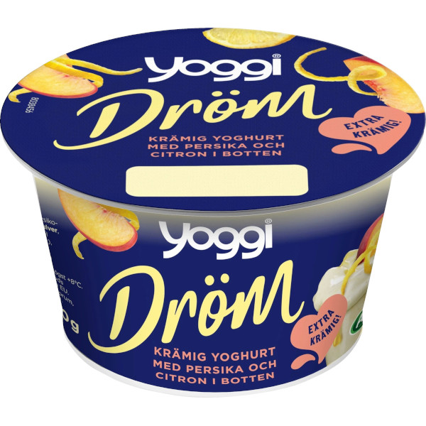 Yoggi Yoghurt Dröm Persika & Citron