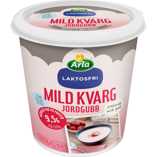 Arla Mild Kvarg Jordgubb Laktosfri