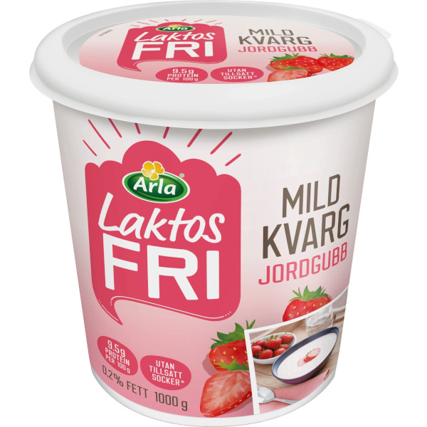 Arla Mild Kvarg Jordgubb Laktosfri