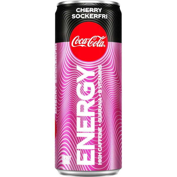 Coca-Cola Energidryck Energy Cherry Sockerfri