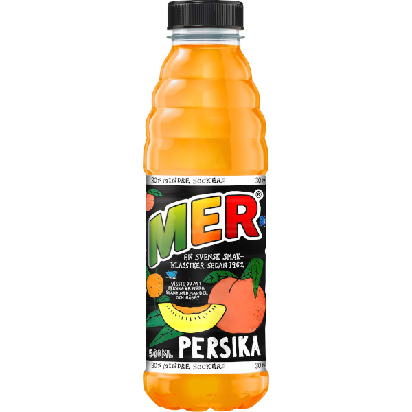 MER Stilldrink Persika 30% Mindre Socker