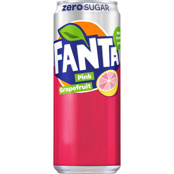 Fanta Läsk Pink Grapefruit Zero
