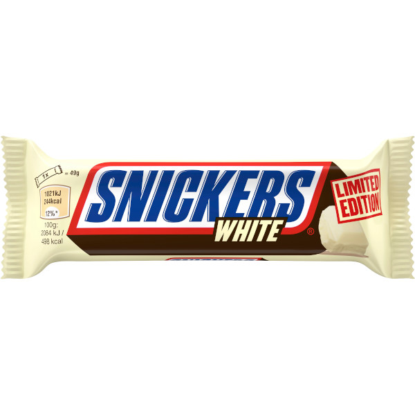 Snickers Chokladbit White