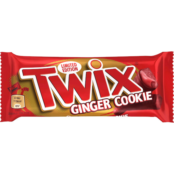 Twix Chokladbit Ginger Cookie