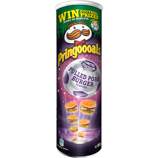 Pringles Chips Pulled Pork Burger