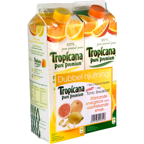 Tropicana Juice Orange Original + Tonic Breakfast