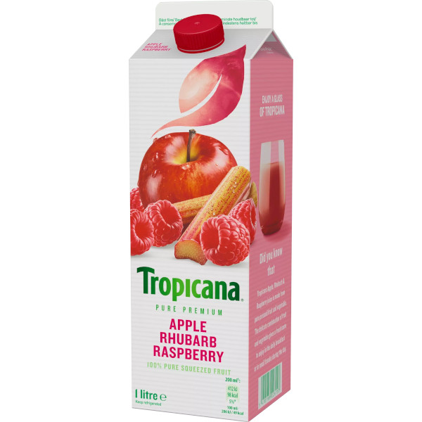 Tropicana Juice Apple/Rhubarb/Raspberry