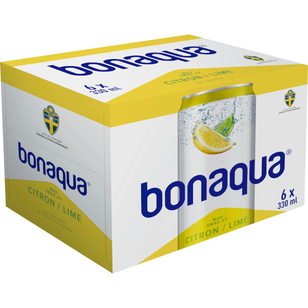 Bonaqua Kolsyrat Vatten Citron/Lime