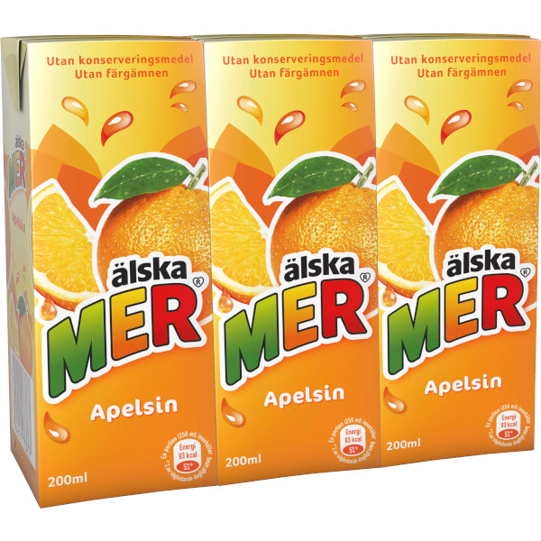 MER Stilldrink Apelsin