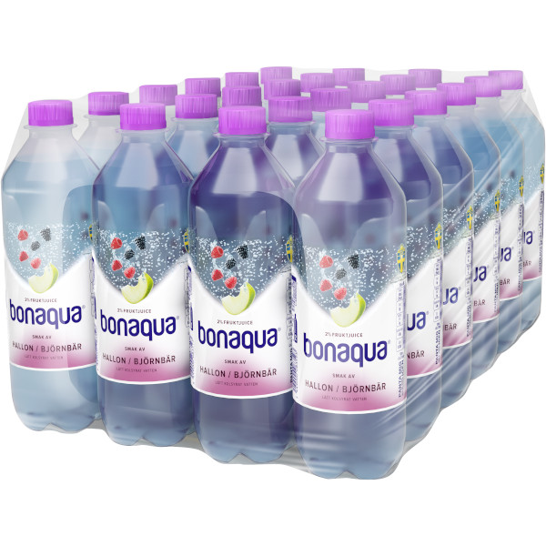 Bonaqua Vatten Kolsyrat Hallon/Björnbär