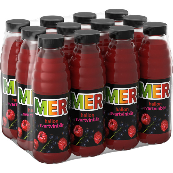 MER Stilldrink Hallon/Svartvinbär