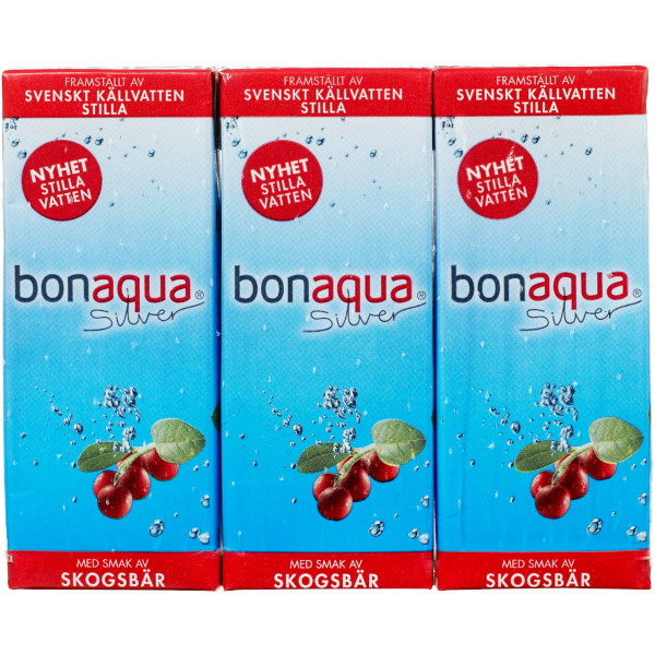 Bonaqua Vatten Stilla Silver Skogsbär