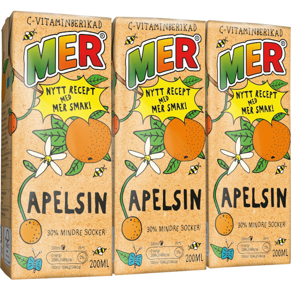 MER Stilldrink Apelsin