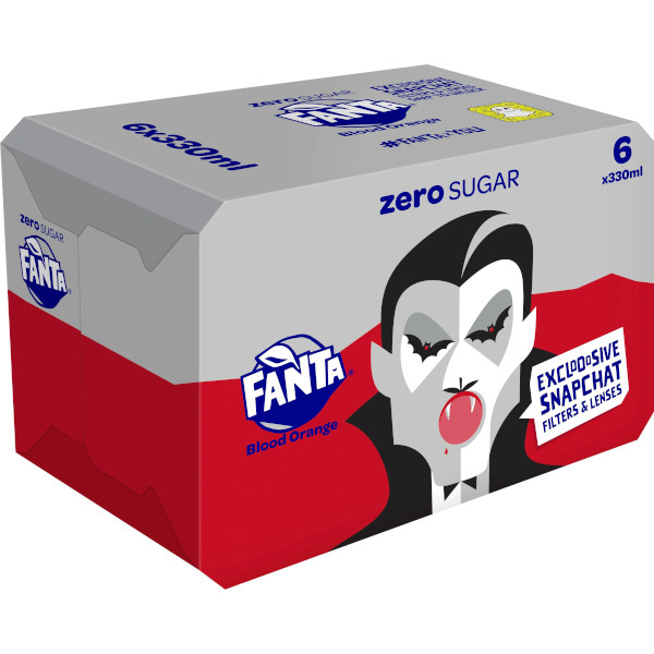 Fanta Läsk Blood Orange Zero