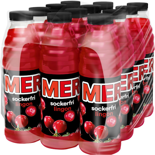 MER Stilldrink Lingon Sockerfri