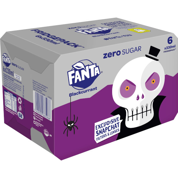 Fanta Läsk Blackcurrant Zero