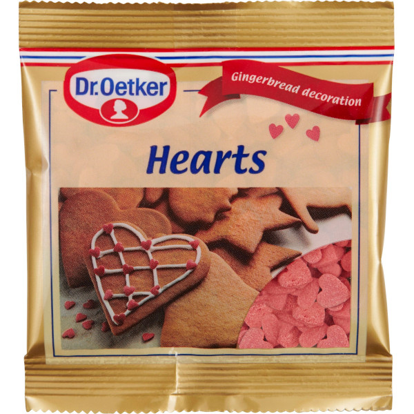 Dr Oetker Pepparkaksdekoration Hearts