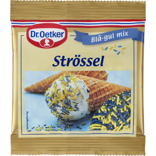 Dr Oetker Strössel Blå-Gul Mix