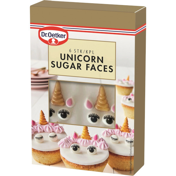 Dr Oetker Unicorn Sugar Faces