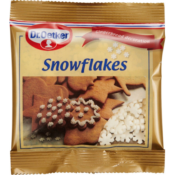 Dr Oetker Pepparkaksdekoration Snowflakes