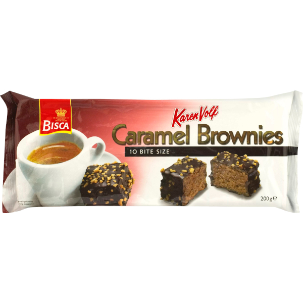 Karen Volf Caramel Brownies Bite Size