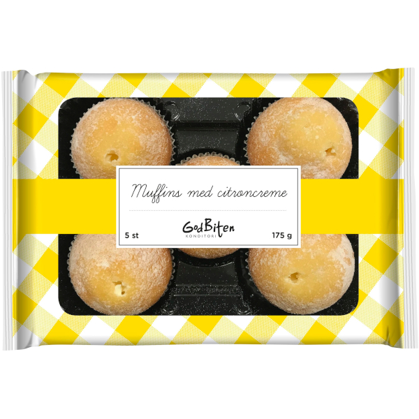 Godbiten Muffins Citroncreme