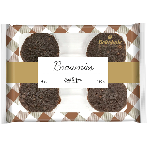 Godbiten Brownies