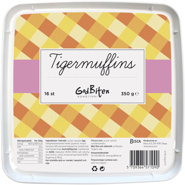 Godbiten Tigermuffins