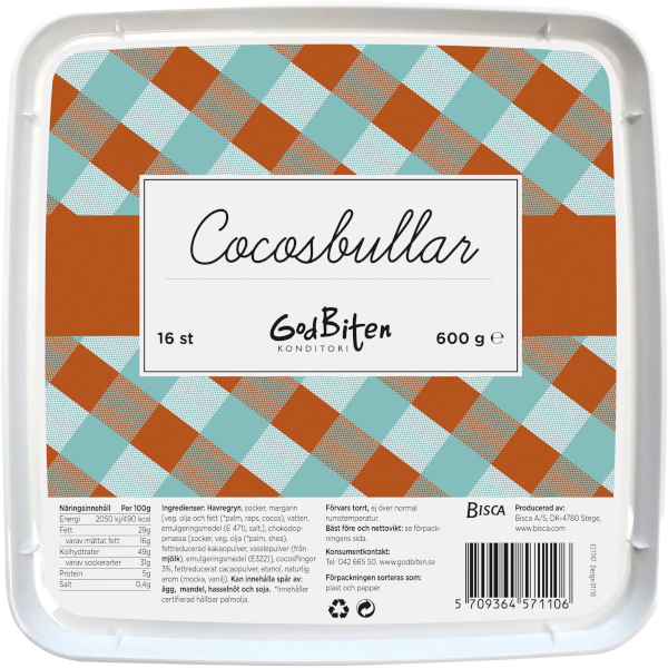 Godbiten Cocosbullar
