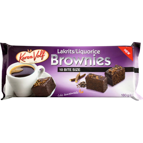 Karen Volf Brownies Lakrits Bite Size